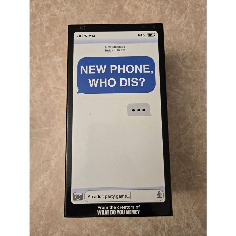 What Do You Meme New Phone Who Dis? Adult Party Game